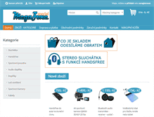 Tablet Screenshot of megazone.cz